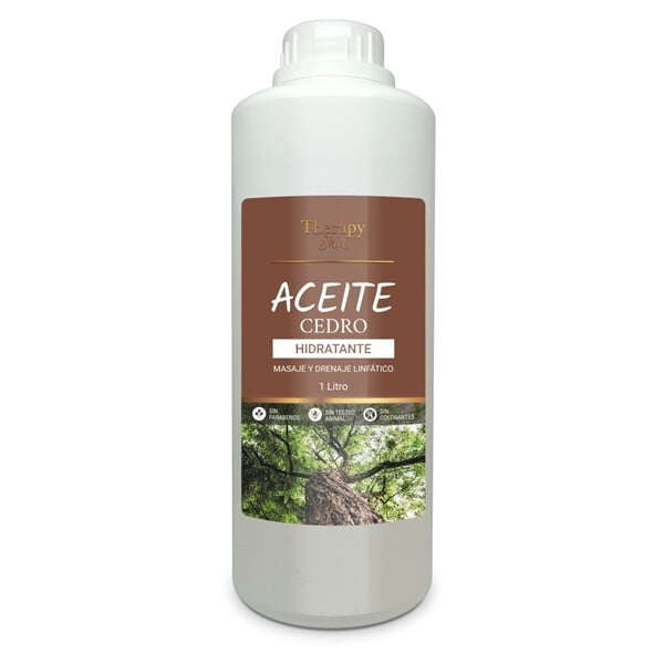 Aceite de masaje corporal con aroma Cedro 1 Litro
