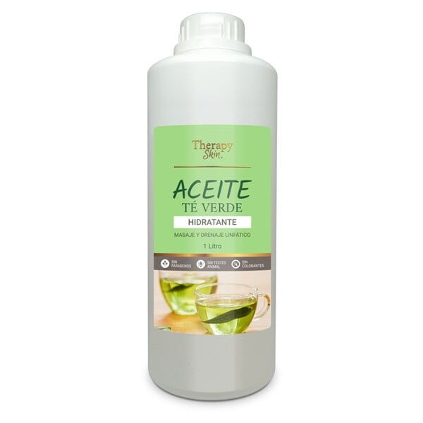 Aceite de masaje corporal con aroma Té Verde 1 Litro