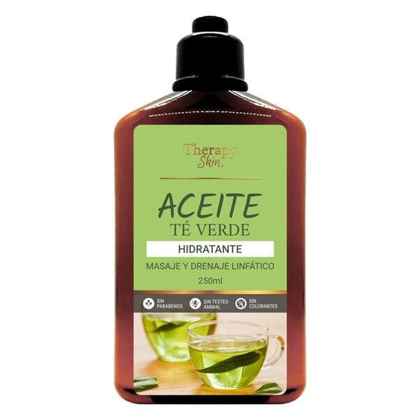 Aceite de masaje corporal con aroma Té Verde 250ml