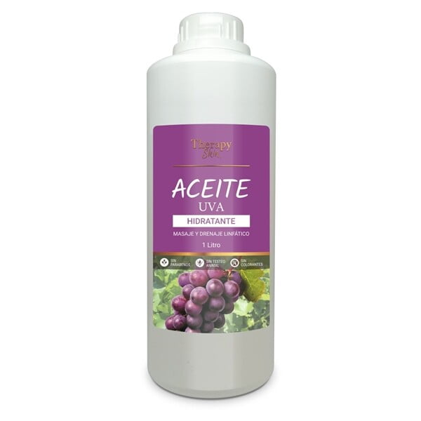 Aceite de masaje corporal con aroma Uva 1 Litro
